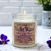 Violet Water Handcrafted Soy Wax Candle