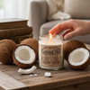Coconut Milk Handcrafted Soy Wax Candle
