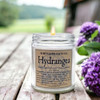 Hydrangea Handcrafted Soy Wax Candle