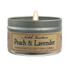 Peach & Lavender Tin Candle