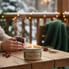 Winter Woods Tin Candle