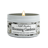 Blooming Gardenia White Tin Candle