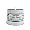 Blooming Gardenia White Tin Candle