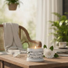 Blooming Gardenia White Tin Candle