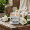 Blooming Gardenia White Tin Candle