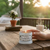 Blooming Gardenia White Tin Candle