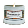 Clementine Spice White Tin Candle