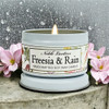 Freesia & Rain White Tin Candle