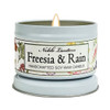 Freesia & Rain White Tin Candle