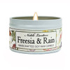 Freesia & Rain White Tin Candle