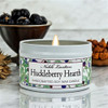 Huckleberry Hearth White Tin Candle
