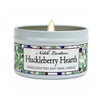 Huckleberry Hearth White Tin Candle
