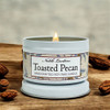 Toasted Pecan White Tin Candle