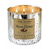 Moon Flower Mercury Glass Candle
