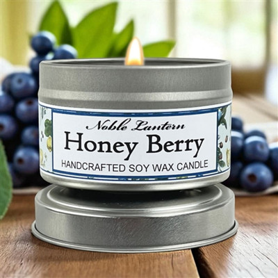 Honey Berry Tin Candle