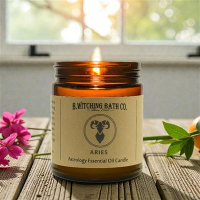 Aries Astrology Candle
