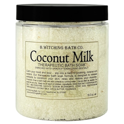 Coconut Milk Bath Soak - Dead Sea Salt