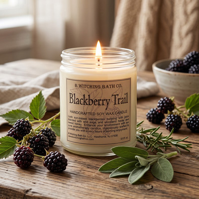 Blackberry Trail Handcrafted Soy Wax Candle