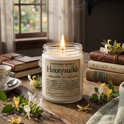 Honeysuckle Handcrafted Soy Wax Candle