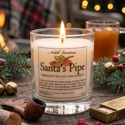 Santa's Pipe Limited Edition Candle