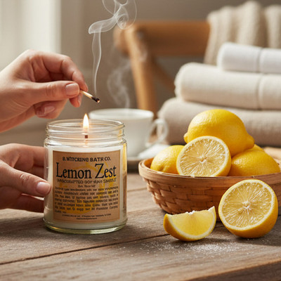 Lemon Zest Candle Gift Box