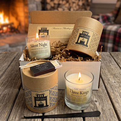 Christmas Spirit Candle Gift Box