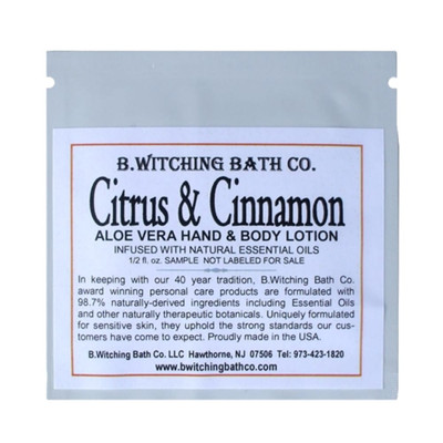 Citrus & Cinnamon - Lotion Sample Pack $50+
