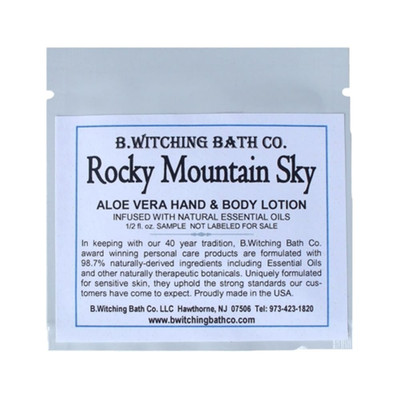 Rocky Mountain Sky - Lotion Sample Pack $50+