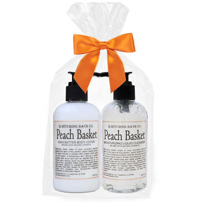 Peach Basket Gift Duo