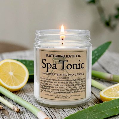 Spa Tonic Handcrafted Soy Wax Candle