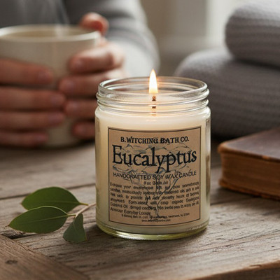 Eucalyptus Handcrafted Soy Wax Candle