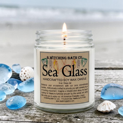 Sea Glass Handcrafted Soy Wax Candle