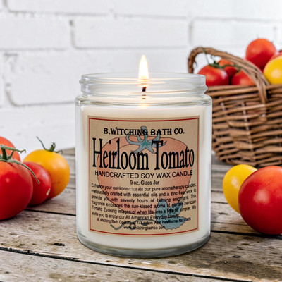 Heirloom Tomato Handcrafted Soy Wax Candle