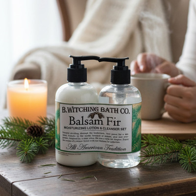 Balsam Fir Lotion & Cleanser Pre-packaged Set