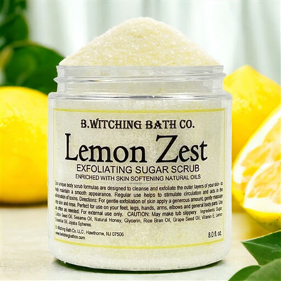 Lemon Zest Exfoliating Sugar Scrub