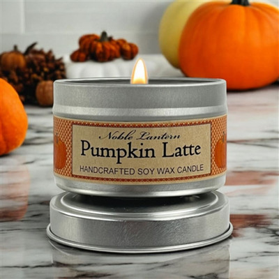 Pumpkin Latte Tin Candle