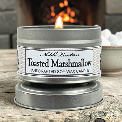 Toasted Marshmallow Tin Candle