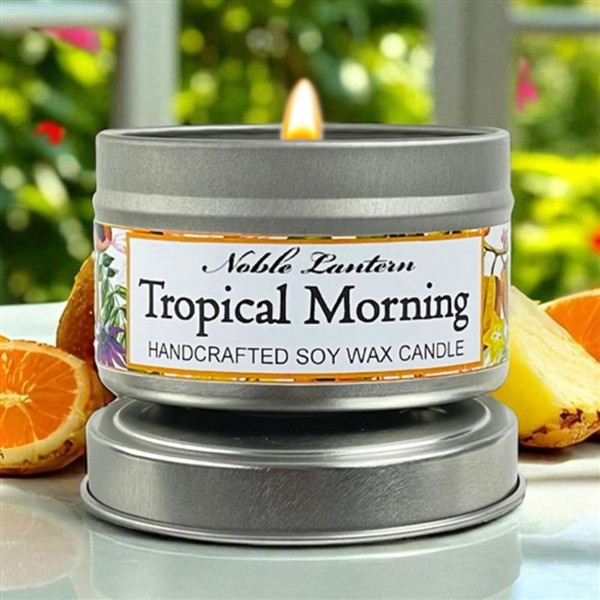 Tropical Morning Tin Candle