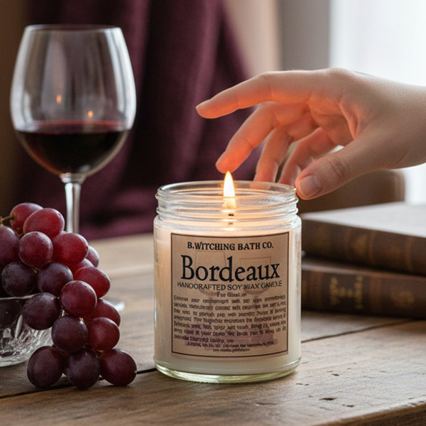 Bordeaux Handcrafted Soy Wax Candle