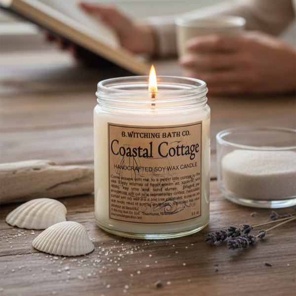 Coastal Cottage Handcrafted Soy Wax Candle