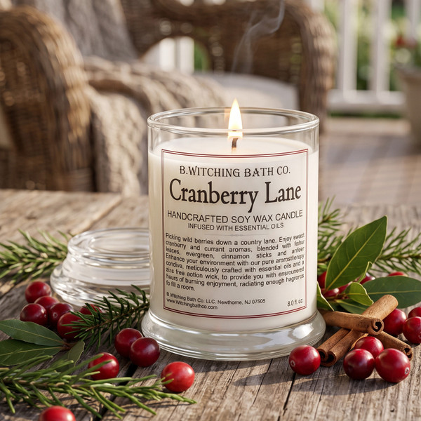 Cranberry Lane Apothecary Candle