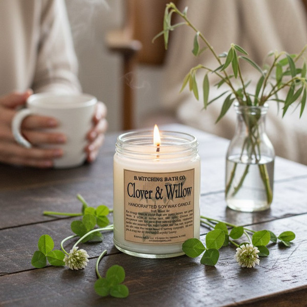 Clover & Willow Handcrafted Soy Wax Candle