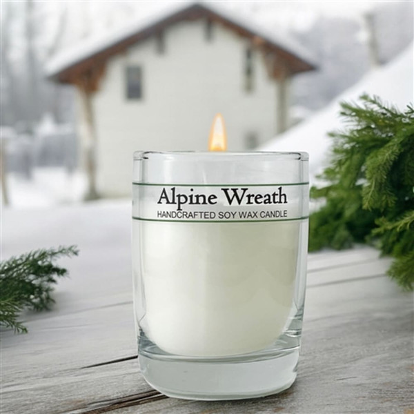 Alpine Wreath - Noble Lantern Candle