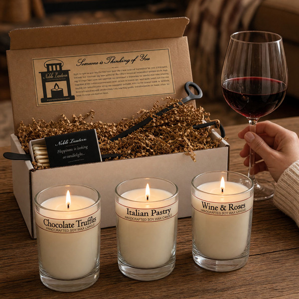 Decadent Celebration Candles Gift Box
