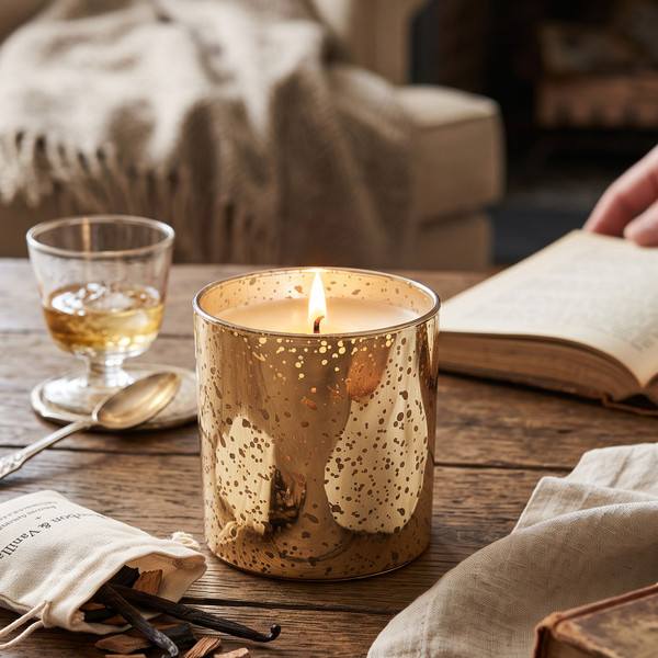 Bourbon & Vanilla Soy Wax Candle