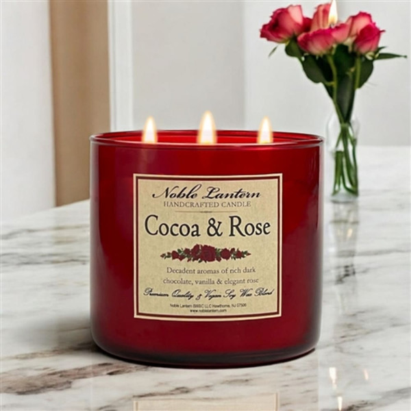 Cocoa & Rose Soy Wax Candle