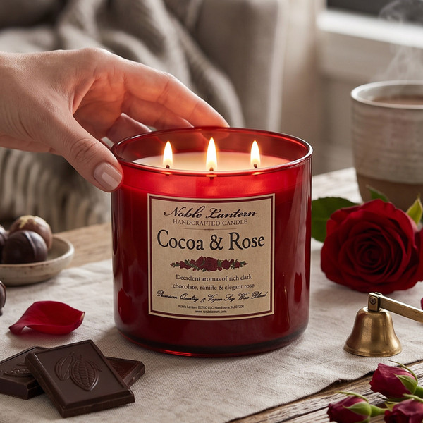 Cocoa & Rose Soy Wax Candle