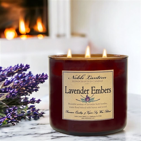 Lavender Embers Soy Wax Candle