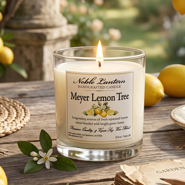 Meyer Lemon Tree Soy Wax Candle