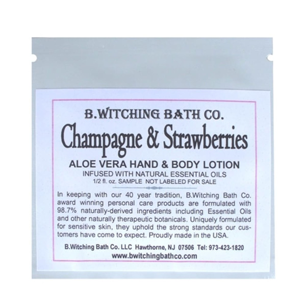 Champagne & Strawberries - Lotion Sample Pack $50+